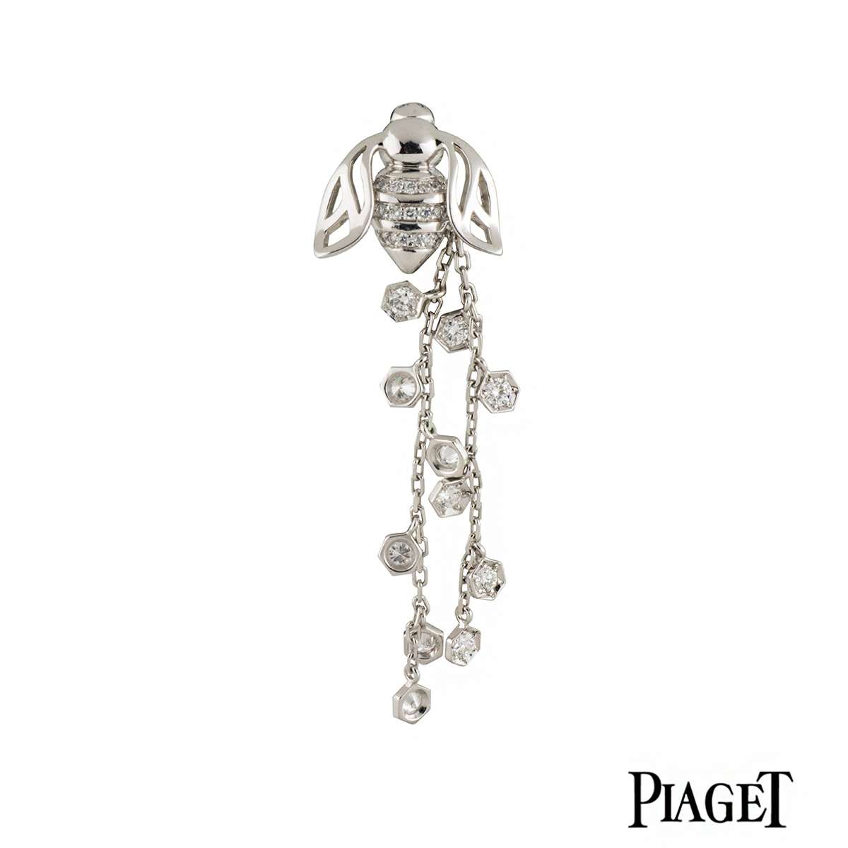 Piaget Diamond Bee Brooch Rich Diamonds